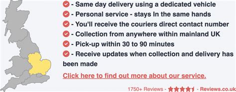 same day courier chelmsford